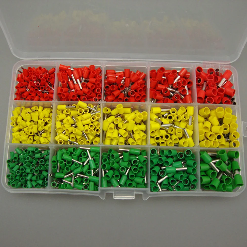 Crimping Tool Crimper Plier with 990pc Tube End Ferrule Terminals Assortment Kit Crimping Tool Crimper Plier with 990pc Tube End Ferrule Terminals Assortment Kit