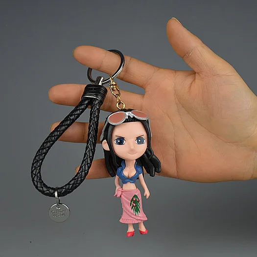 

IVYYE 1PCS One Piece Girls Anime Action Figure Key Chain PVC Figures Keyring Toys Keychain Keyholder Unisex Birthday Gifts NEW