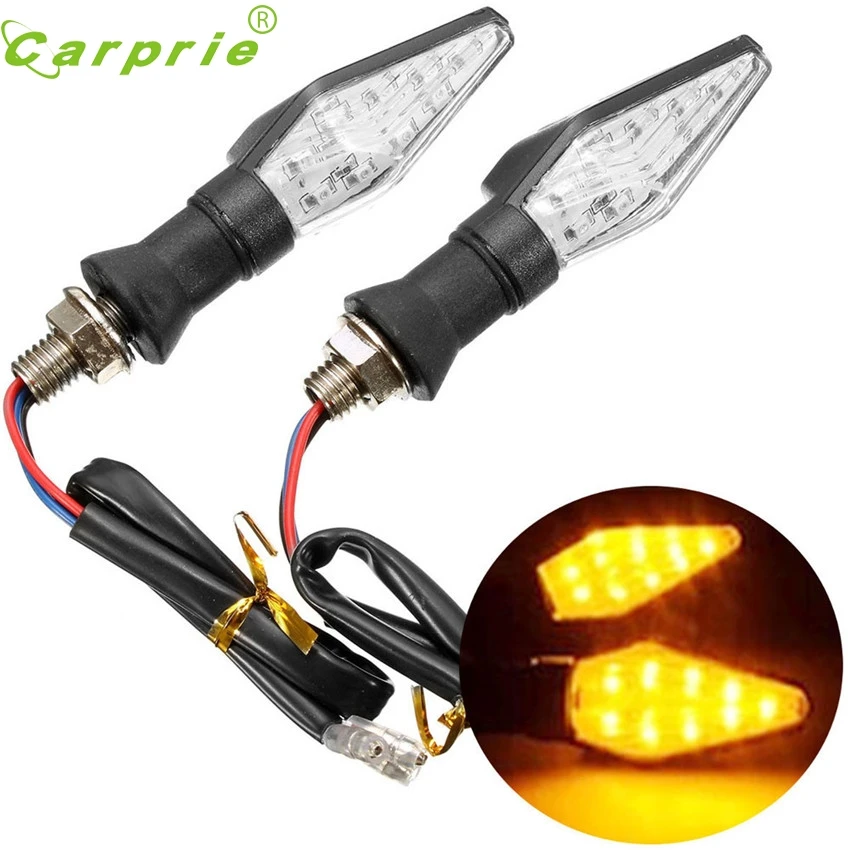 

CARPRIE Super drop ship 1 pair Universal 12V 1W LED Motorcycle Turn Signal Indicators Lights lamp September 4
