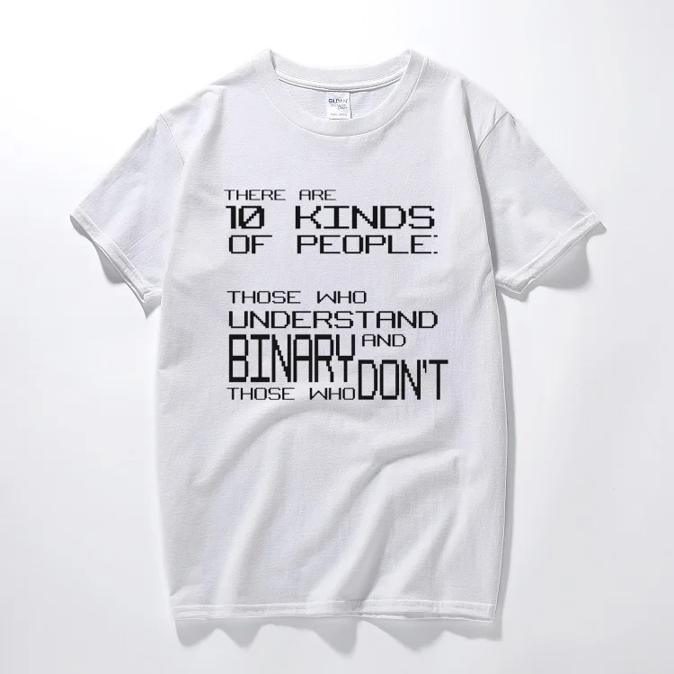 Hay 10 tipo de personas aquellos que entienden binario camiseta PC Gamer Hacker algodón manga corta Camiseta verano top camisetas Hay 10 tipo de personas aquellos que entienden binario camiseta PC Gamer Hacker algodón manga corta Camiseta verano top camisetas