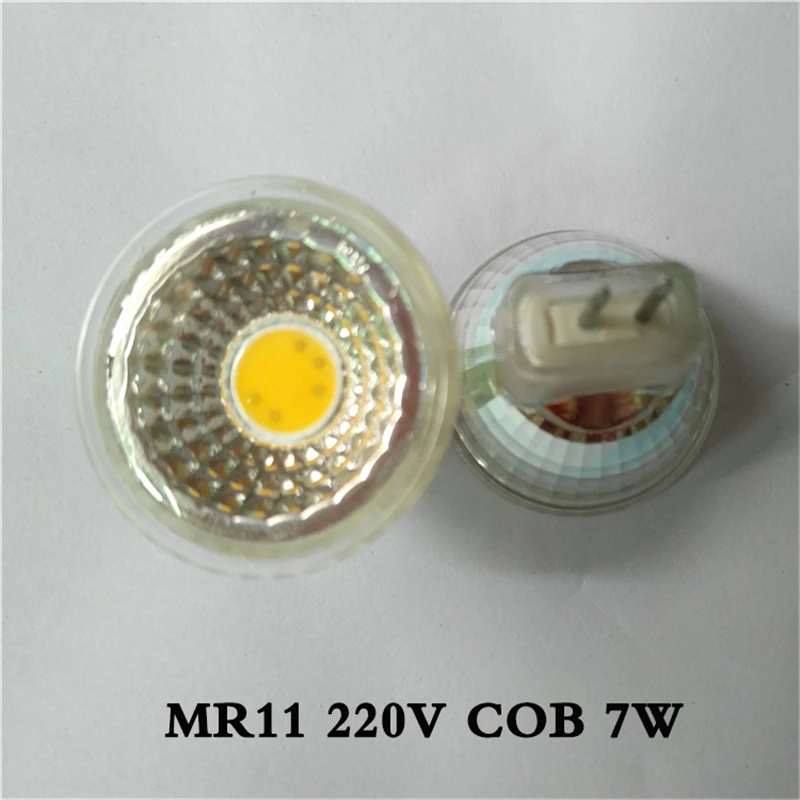 Новинка! Суперъяркая Светодиодная лампа mr11 cob 7 Вт с теплым белым/холодным белым