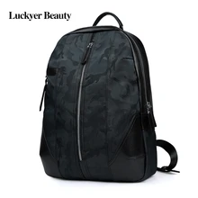 Luckyer beauty дизайн мужские рюкзаки водонепроницаемые высококачественные нейлоновые дорожные сумки для подростков модная школьная сумка