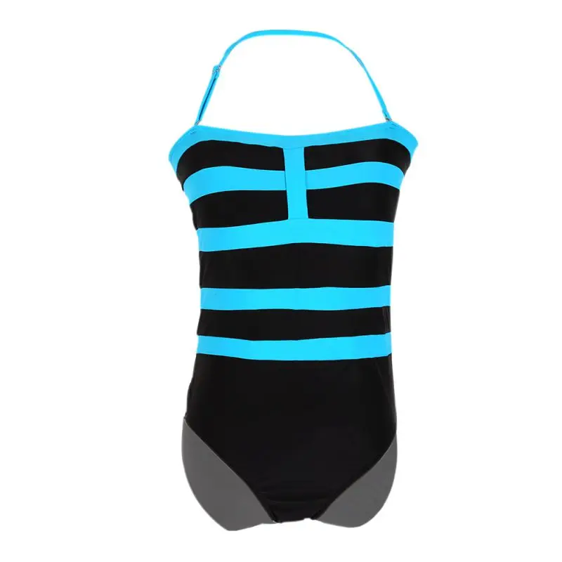 

Summer Sexy Women Swimwear One Piece Patchwork Color Beach Swimsuit Bathing Suit Push up Swimwear Outdoor