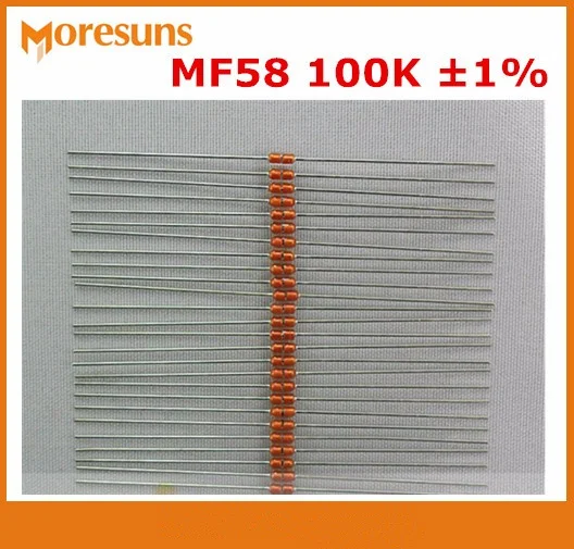 NTC glass sealed type thermistor (axial) MF58 100k 1% 3950FB ntc thermistor_