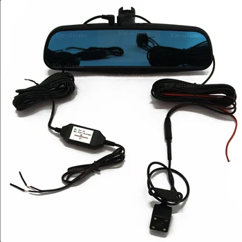 

BigBigRoad Car Mirror DVR Driving Video Recorder Camera Dash Cam Blue Screen Dual Lens with Special Bracket For citroen C4