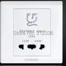 Отель настенная розетка 220 V и 110 V многофункциональная розетка