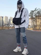 Dark Icon Multi Function 3 Pockets Vest Men Women 2019 New Fashion Best Match Hip Hop Men's Vest Streetwear  Black 