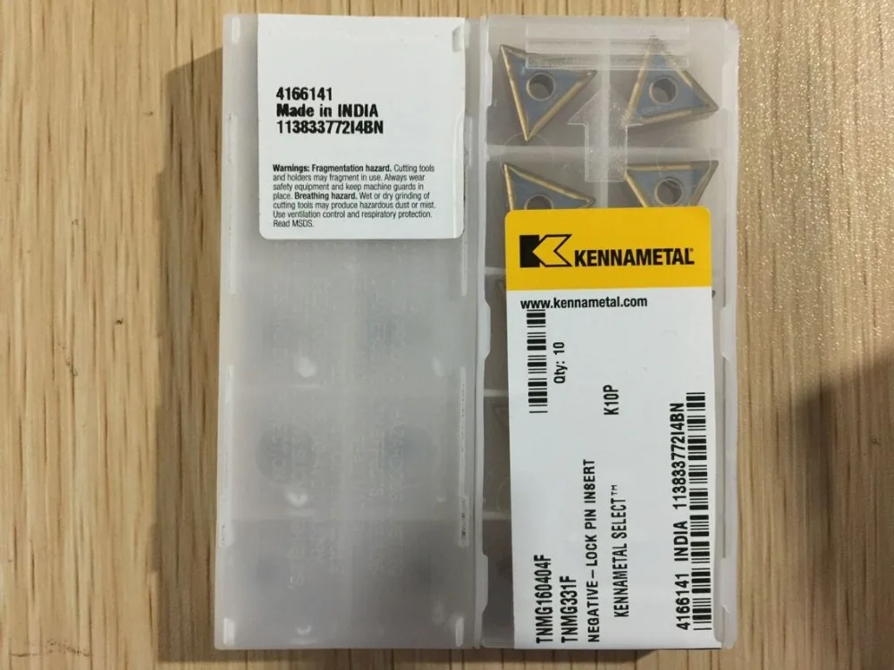 Buy 10pcs carbide inserts TNMG160404F K10P free