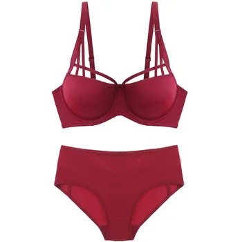 

New plus size women's underwear on the sexy bra underwear set of linen ladies push up lingerie set