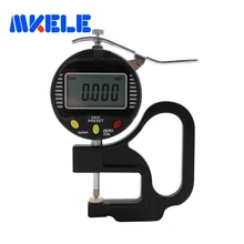 0-10 мм 0,001 мм высококачественный цифровой толщиномер с заостренной головой, глубина 30