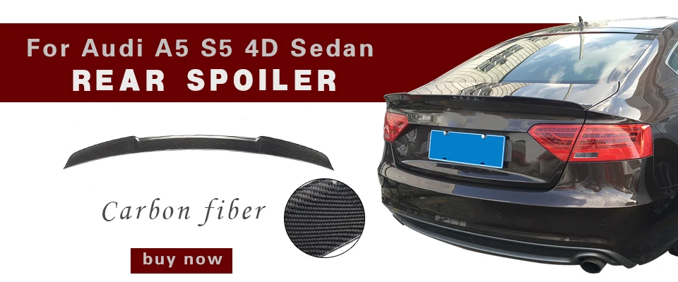 Углеродное волокно автомобиля кожухи двигателя для Audi A5 S5 Седан 4 двери 2012