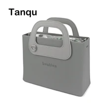 Новинка, женская сумка, сумка на плечо, huntfun, Резиновая, Кремниевая, EVA, квадратная сумка с продолговатой d-пряжкой, ручка, внутренний карман, O сумка, стиль Obag