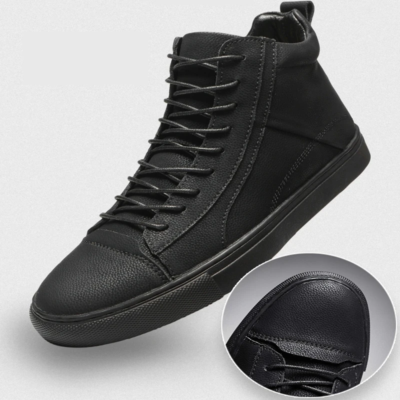 Étanche Sécurité Sneakers 1798 De Homme Cuir Hommes Black Noir Travail Plush Haute Plein Casual top Formateurs Air En Chaussures Marque 1920 Luxe 1798 Plush Tout Black Black 1920 UzVSLMpqG