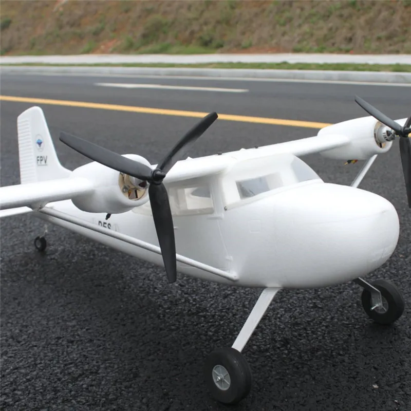 E-DO модель 1500 мм размах крыльев Cessna EPO двойной двигатель FPV RC самолет планер PNP