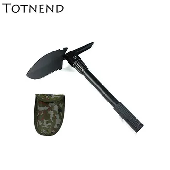 

Car Portable Small Fishing Multi-function With Compass Tool Shovel Outdoor Camping Multi-purpose Folding Garden Shovel