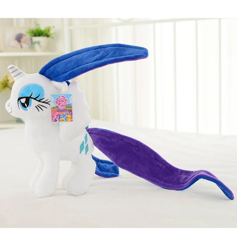 Белый My Little Pony 20 см игрушка мягкая Пони Игрушка Кукла Пинки Пай Радуга Дэш фильм и ТВ единорог игрушки Дружба это Волшебный подарок для девочки - Цвет: Белый