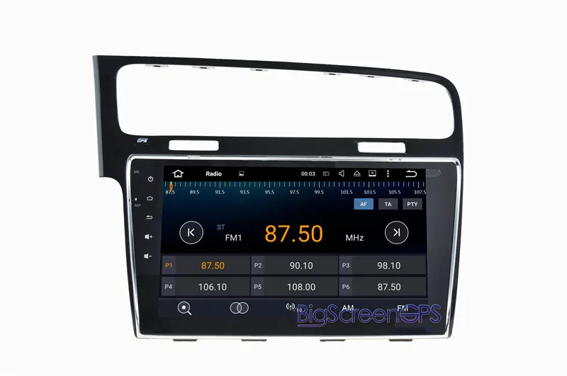 Clearance 10.1 Inch The newest Android 7.1 Quad Core GPS Navigation For  Volkswagen VW GOLF 7 2013 Stereo Multimedia Free Map Bluetooth 1