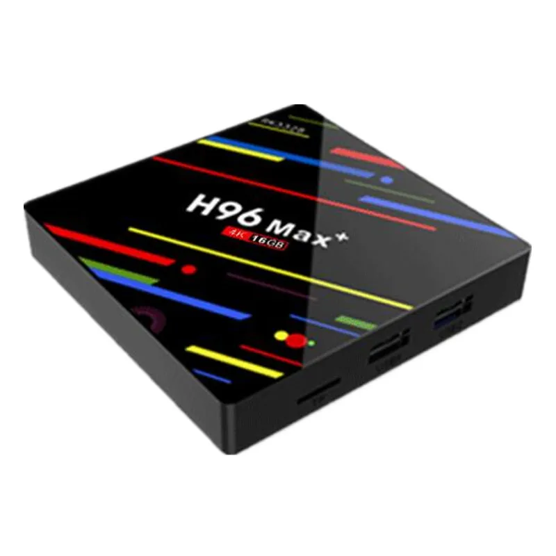 ТВ приставка H96 MAX + Plus Android 9 0 2 Гб ОЗУ 16 ПЗУ четырехъядерный процессор RK3328 4G/5 0G Wi Fi BT