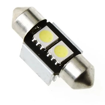 

2x 31mm 5050 2 smd led can bus C5W canbus error free Festoon Car Licence Plate Light Auto Interior Dome lamps Reading Lights