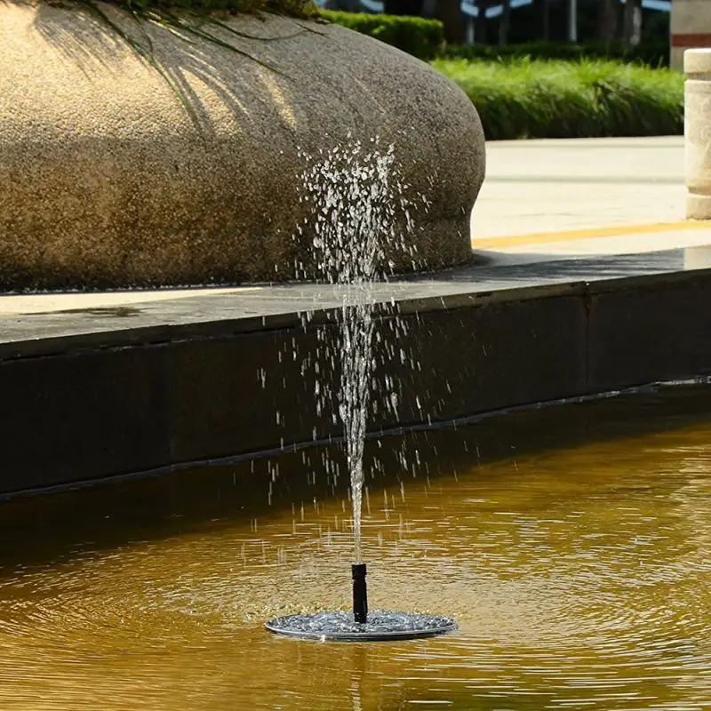 Solar Fountain Solar Water Fountain Garden Pool Pond Outdoor Solar Panel Fountain Floating Fountain Garden Decoration