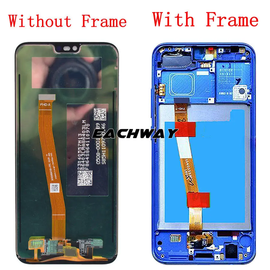 Black Original LCD Huawei Honor 10 LCD Display Touch Screen Digitizer Assembly Honor10 Replacement  (4)