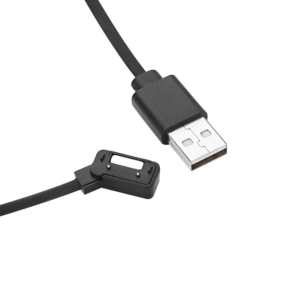 Makibes G07 кабель для передачи данных USB интерфейс 800 мм зарядный кабель для часов абсолютно и высококачественный - Цвет: Черный