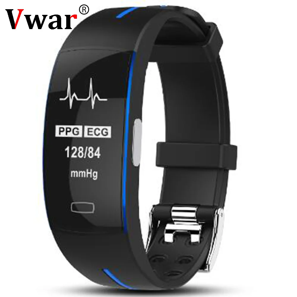  Vwar H66 blood pressure band heart rate monitor PPG ECG smart bracelet Activit fitness tracker Watc - 32923020970