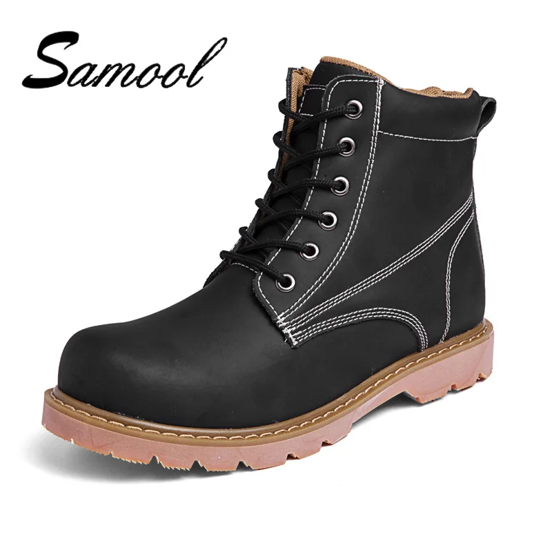 

Men Boots New Autumn And Winter Men'S Snow Shoes Fashion High-Top Man Ankle Boots Men'S Casual Shoes Comfortable Big Size Lx5
