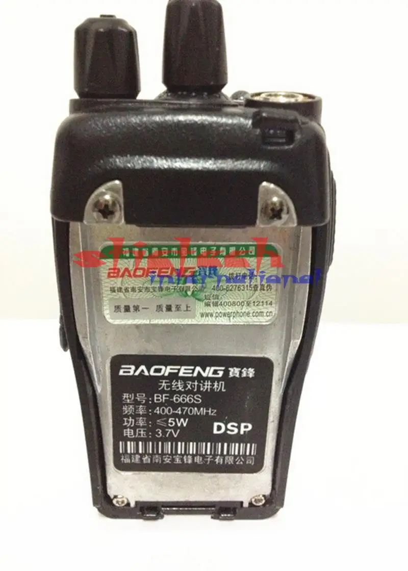Dhl ИЛИ ems 20pcs BF-666S рация UHF 400-470MHz профессиональная портативная ветчина 3W двухстороннее Радио BF 666S