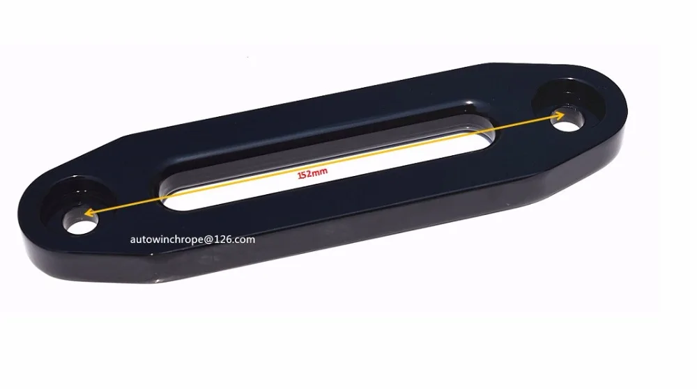 4500lbs أسود الألومنيوم hawse fairlead ل الاصطناعية حبل ، atv الونش الخط ل vehcile ، حبل fairlead ، الألومنيوم fairlead