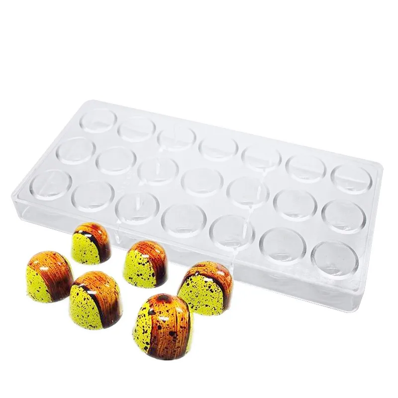 

High Half Ball Round Chocolate Mould PC Chocolate Bar Mold Half Ball Plastic Candy Maker Mold Bakeware