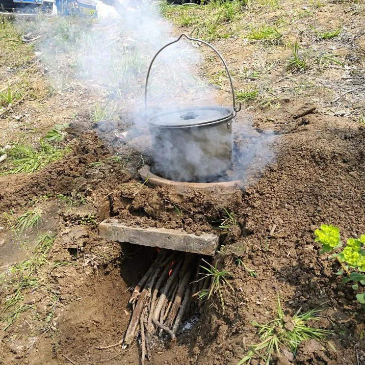 Al aire libre Camping olla de cocina banquete arroz cocinero portátil Picnic cocina fuego hacer sopa vajilla 6-8 personas olla colgante