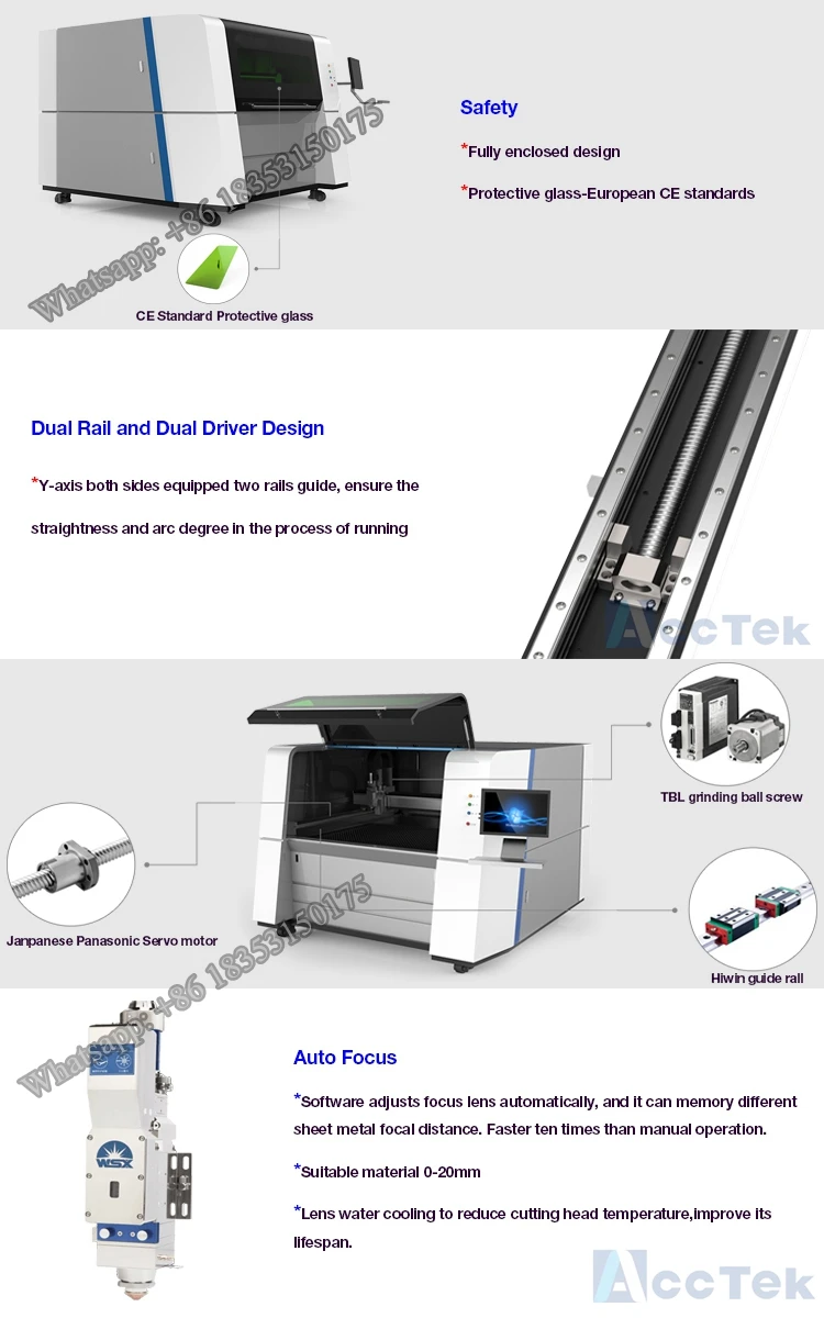 1390 acctek cnc metal cutting fiber