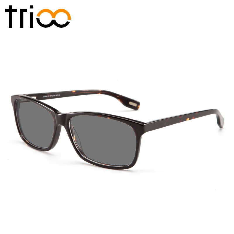 TRIOO UV400 Resep Kacamata Persegi Minus Kacamata Dengan Diopters Miopia Kacamata Optik Diopter Unisex Sun Glasses Netral