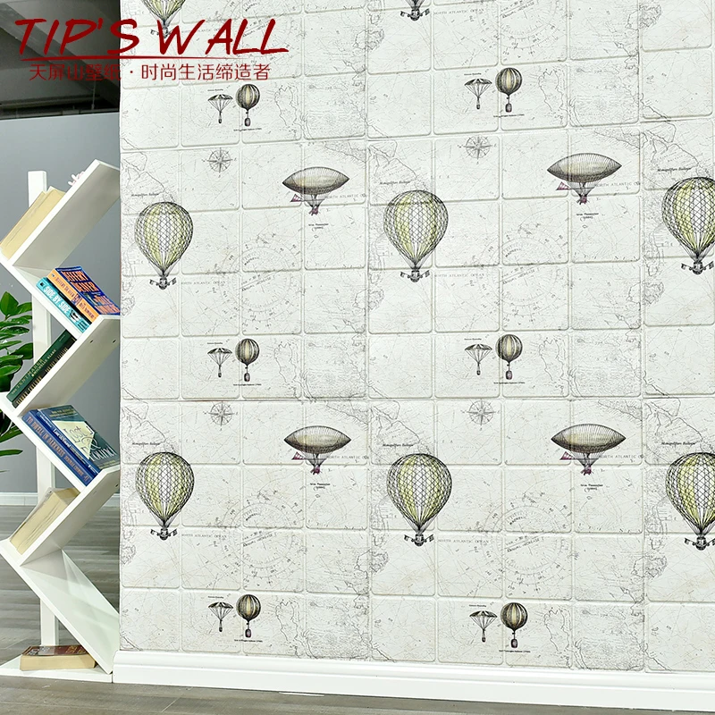 

Classic thickening PE anti - collision foam wall paste living room room wall repair waterproof anti - fouling stickers