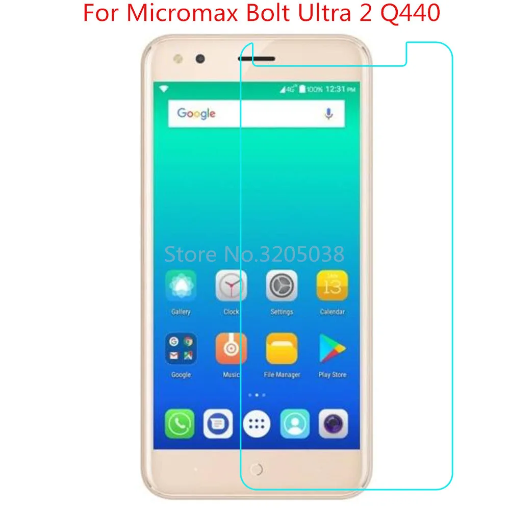2 шт. 9H 2.5D Защитная пленка для экрана Micromax Bolt Ultra Q440 Закаленное стекло передней