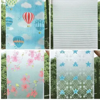 

Stained decorative films Privacy Window Film on Glass Sticker Self-adhesive Frosted toning bathroom office Home Decor 60*200cm