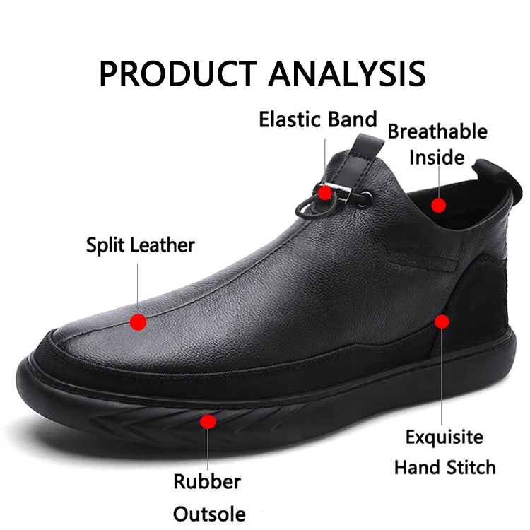 JUNJARM г., мужские Ботильоны мужские ботинки из натуральной кожи модные мужские ботинки «Челси» удобная мужская обувь черного цвета