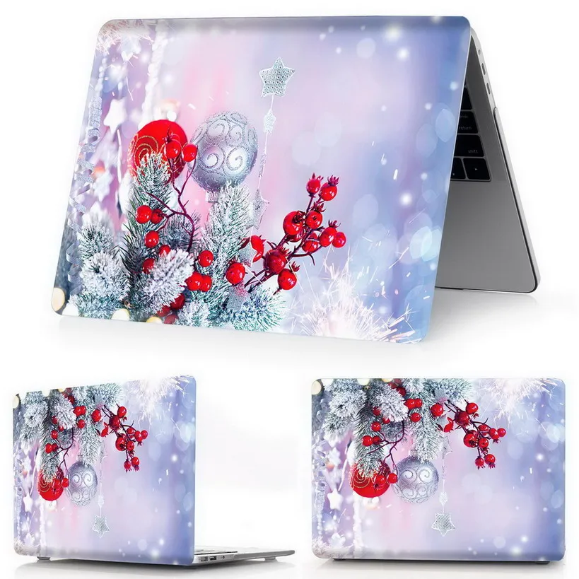 Для Mac Book New Air Pro 13 15 Touch Bar чехол для ноутбука Mac Book Air Pro retina 11,6 12 13,3 15,4 дюймов Рождественская цветная печать - Цвет: Wei Mei Sheng D S Wu