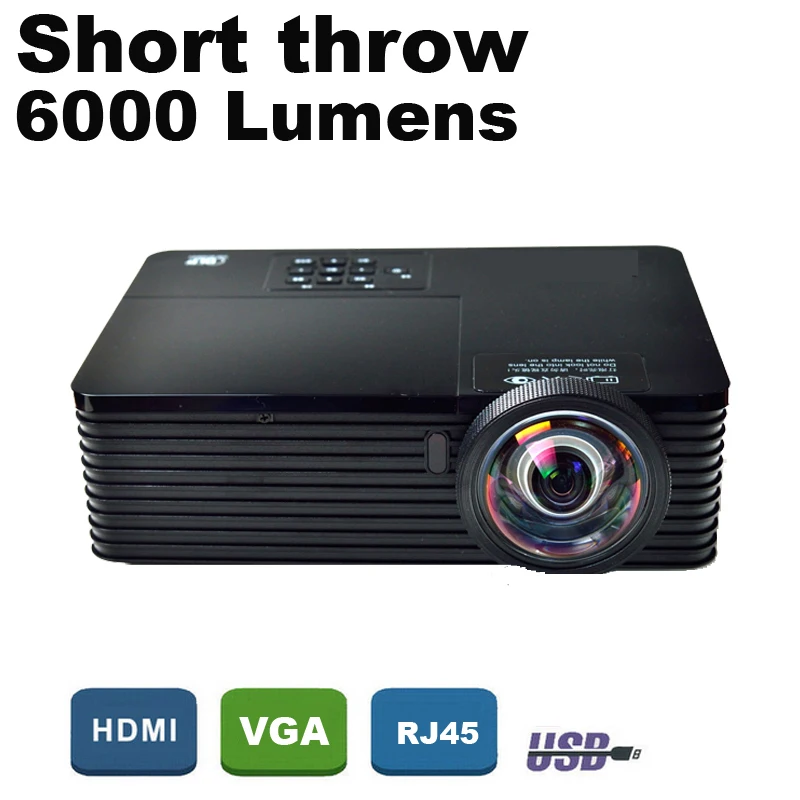 WZATCO 6000Lumens Business meeting Education Daylight Video Full HD