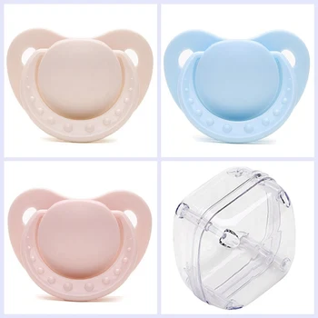 

Hot Children Pacify 0-3 Years Old Newborn Cute Silicone Pacifiers Infant Pacifier Holder Clip Baby Pacifiers Nipples