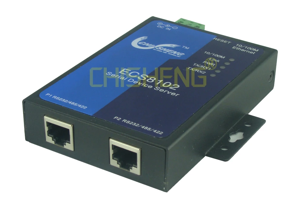 

ECS8102BH 2 port RS 485 Switch Ethernet 422 to Ethernet 9-30V power supply