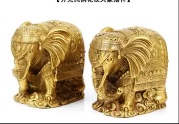 

SCY 17 1029+++A pattern of copper ornaments like elephant like water lucky auspicious house