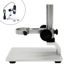 Профессиональный Металлический из алюминиевого сплава универсальный базовый регулируемый держатель для стойки максимальная поддержка 3,5 см диаметр USB цифровой микроскоп