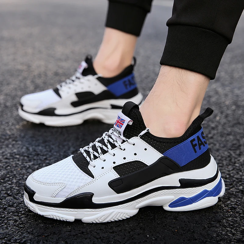 Mode Respirant Hommes De Non Red Classique Maille black white Plat 5 Summer Casual White 2018 La Des slip Blue Chaussures Sport New Yellow Rj534ALq