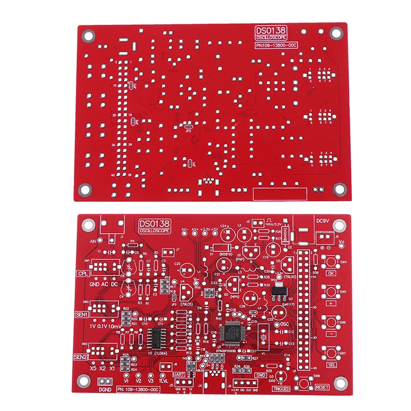 1 комплект Полностью Собранный DSO138 с открытым исходным кодом 2," цифровой осциллограф TFT(1 Msps) с бесплатным зондом