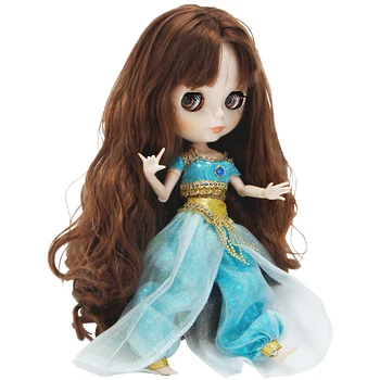 

High Quality Limited Edition Fairy Tale Outfit Copy Princess Blue Lace Accessories Clothes for Kurhn Doll 11" 11.5" DIY Toy