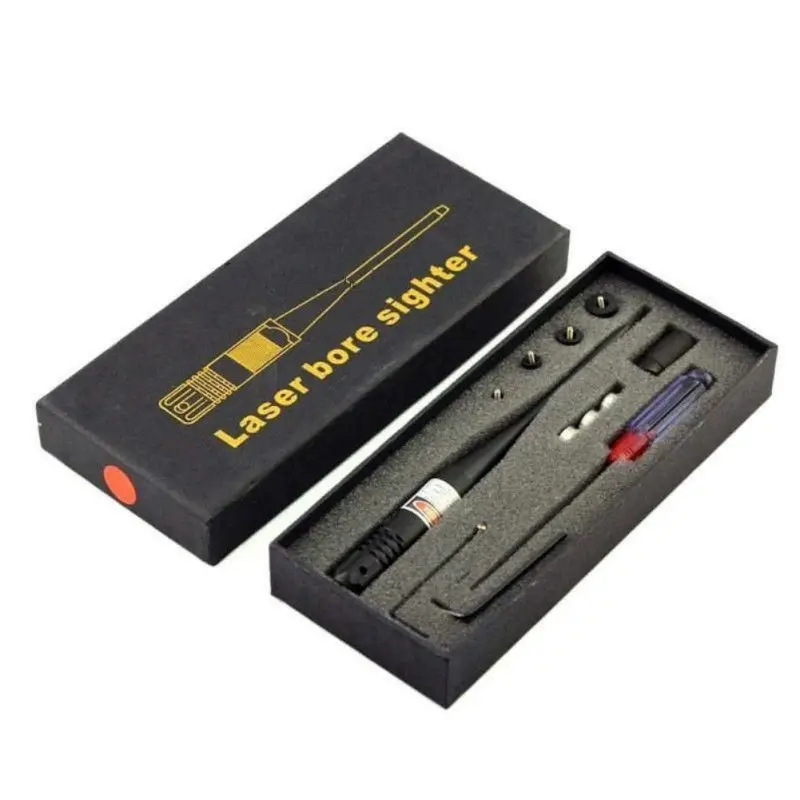 

Tactical 650nm Riflescope Red Colimador Laser Sight Scope .22 to .50 Caliber sighter 3 Battery Collimator New