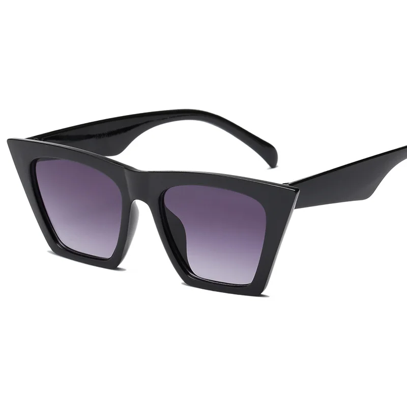 Винтажные Солнцезащитные очки кошачий глаз женские высококачественные брендовые дизайнерские модные солнцезащитные очки для мужчин ретро очки для водителя очки - Название цвета: A