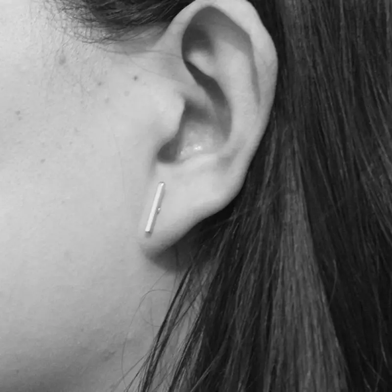 Модные Позолоченные простые t образные Серьги Brincos Bijoux Femme новые модные стильные